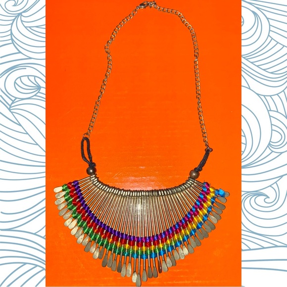 Jewelry - Antique Brass Woven Necklace